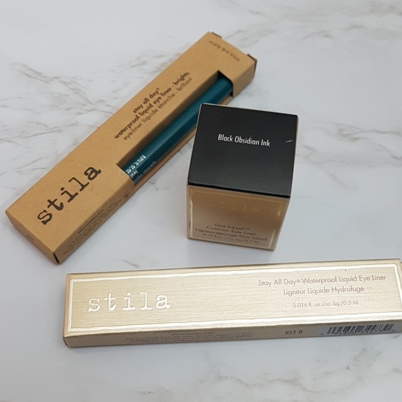 Stila Lot/3 eyeliners - black, cobalt, teal - Picture 3 of 5
